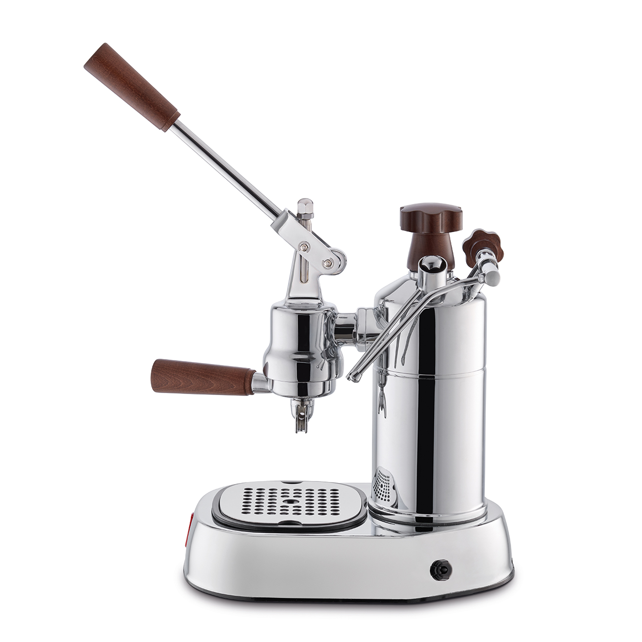 La Pavoni Professional Lusso Espressomaschine mit Holzgriffen