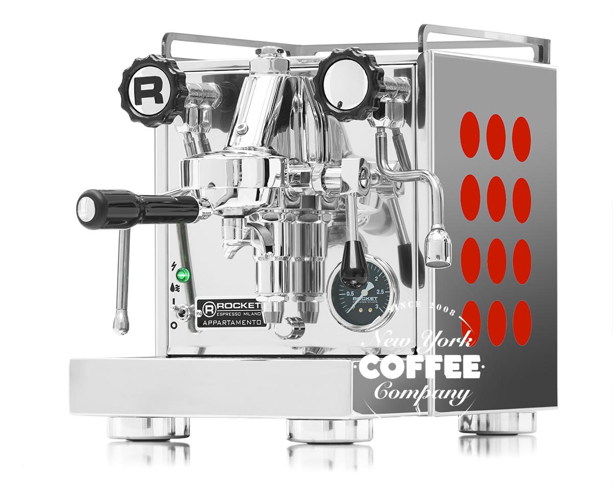 Rocket Appartamento Espressomaschine Rot