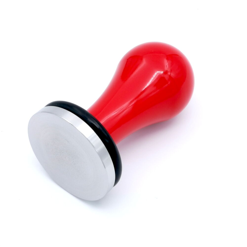 Olympia Express Tamper rot mit Logo, 49 mm