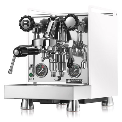 Rocket Mozzafiato Cronometro R Weiß Espressomaschine